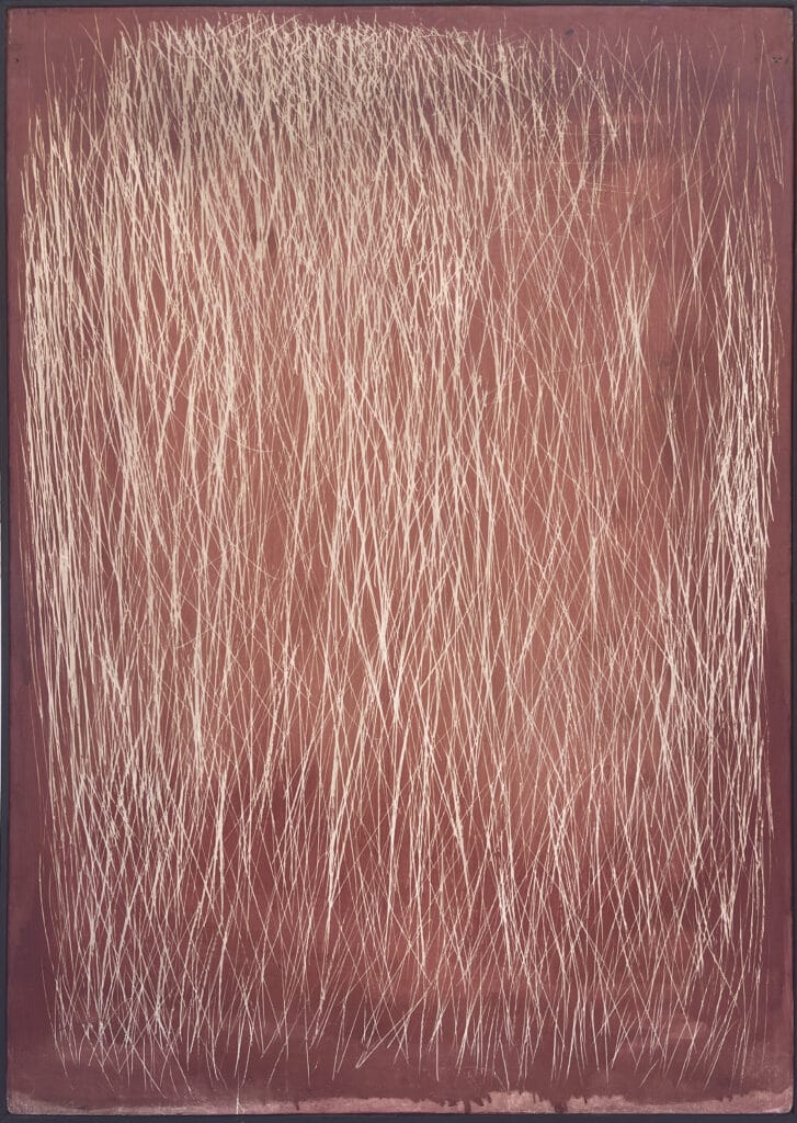 Mario Deluigi 3 GRATTAGE ROSSO SCURO