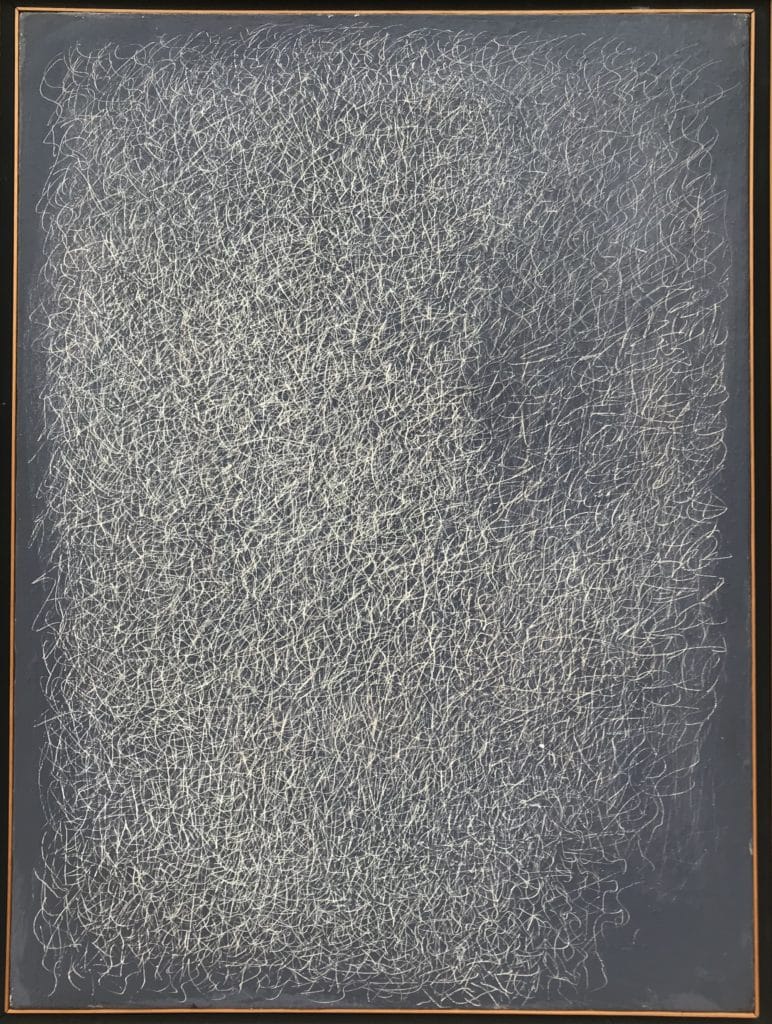 Mario Deluigi 12 Grattage Grigio, fine anni '60