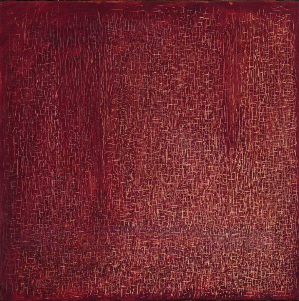 Mario Deluigi 7 grattage rosso 70