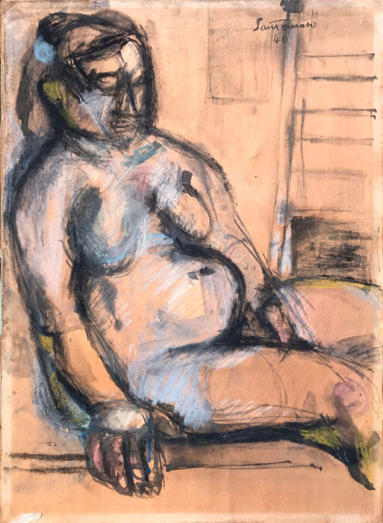 Giuseppe Santomaso 2 nudo 1940 giuseppe santomaso